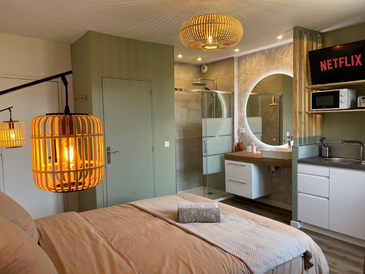 Studio cocooning centre ville d'Honfleur Esterno foto